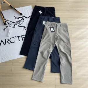 Designer Archaeopteryx Long Pants Red Fleece Suitable For All Body Types Simple Style Outdoor Autumn Winter Side Pockets