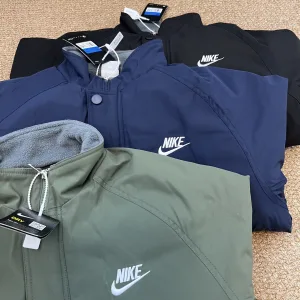 Reps Nike Long-Sleeved Shirts Red Fleece Soft Running Minimalist Style Simple Design Sweet And Romantic Autumn Winter