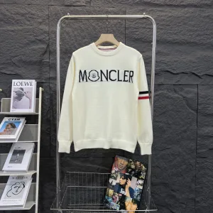 High Quality Reps Moncler Sweater Red Sophistication Spring Autumn