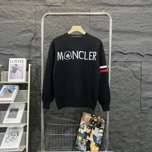 High Quality Moncler Sweater Red Sophistication Spring Autumn