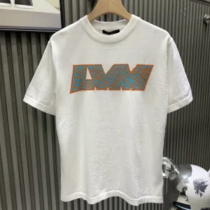 High Quality Designer Louis Vuitton Short Sleeves Color Silk Jacquard