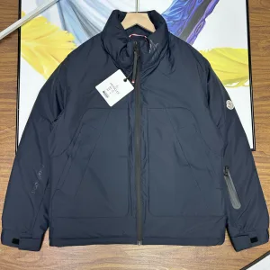 Reps Moncler Coat Black Duck Down Simple And Elegant Sophistication Winter