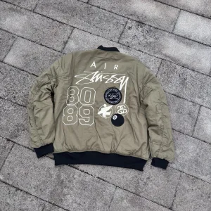 Luxury Super Clone Nike Coat Red Embroidery Patch