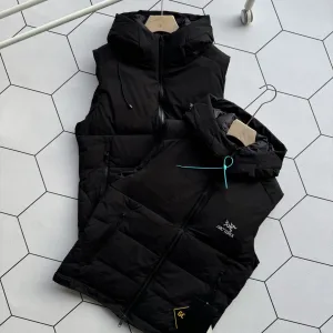 Super Clone Designer Archaeopteryx Vest Red Down Fleece Quick-Drying Sophistication Autumn Winter Lightweight And Breathable Embroidery