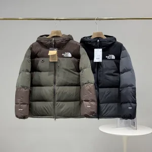 Super Clone Reps The North Face Outerwear Red Goose Down Nylon Winter Zippered Pocket