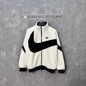 High Quality Luxury Nike Outerwear White Fleece Fabric