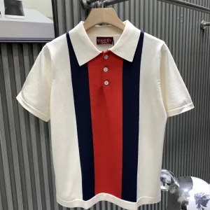 Reps Gucci Short-Sleeved Shirts Cotton Mercerized Sophistication Spring Summer