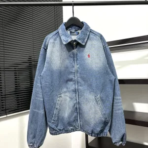 Super Clone High Quality Ralph Lauren Jeans Red Denim Clean Lines