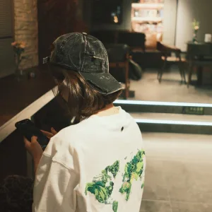 High Quality Reps Earth Sweatshirt Green Cotton Pure