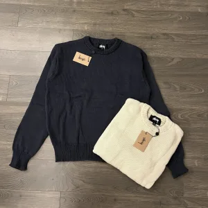 Reps Stussy Jacket Blue Eva Cotton Pure Jacquard Streetwear Exquisite Tailoring