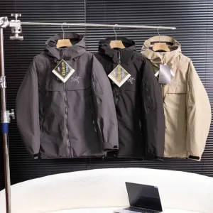 Luxury Archaeopteryx Jackets Red Gore-Tex Down Mesh
