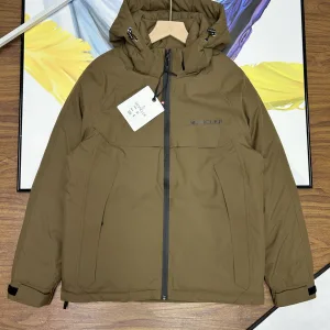 Reps AAA Moncler Jacket Red Neutral Goose Down Nylon Relaxed Fit High-End Quality Winter
