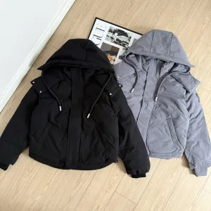 Super Clone Designer Ami Down Jacket Red Duck Polyester Microfiber Winter Patch
