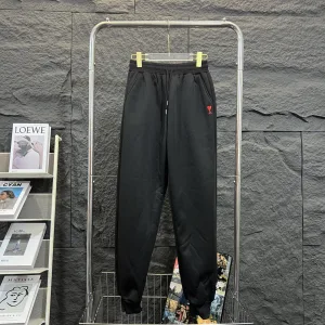 AAA Ami Sweatpants Red Fleece Spring Summer