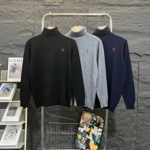 AAA Reps Ralph Lauren Sweater Red Wool Lambswool Jacquard