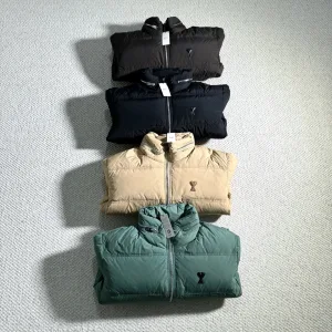 Designer Ami Down Jacket Duck Nylon