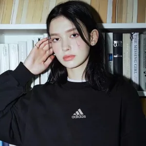 Super Clone AAA Adidas Hoodies Black Cotton Thick Fleece