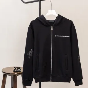 Super Clone Chrome Hearts Coat Red Cotton