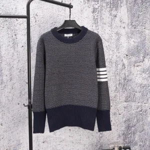 Designer AAA Thom Browne Sweater Blue Simple And Elegant