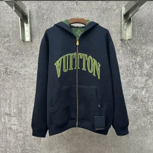 AAA Super Clone Louis Vuitton Jeans Green Jacquard Light Exercise Autumn Winter And