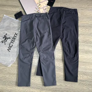 Luxury Archaeopteryx Trousers Red Softshell Fabric Fleece Outdoor Winter Abrasion-Resistant Slim Fit Patch