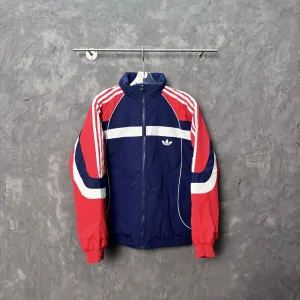 Luxury Adidas Outerwear Red Winter Patch