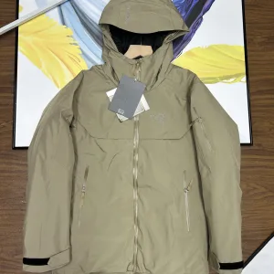 Designer Reps Archaeopteryx Jackets Red Gore-Tex Goose Down Mesh Zippered Pocket