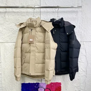 Super Clone Burberry Down Jacket Black Duck