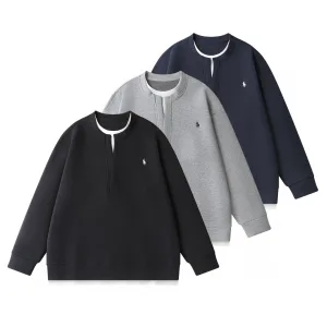 High Quality Ralph Lauren Long-Sleeved Shirt Red Cotton Nylon Spandex Embroidery