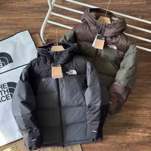 High Quality North Down Jacket Red Duck Nylon Clean Lines Outdoor Functionality