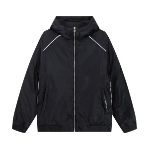 Reps Designer Gucci Coat Black Cotton