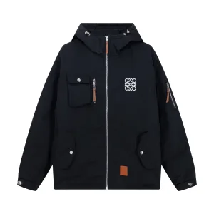 Super Clone Luxury Loewe Coat Red Cotton