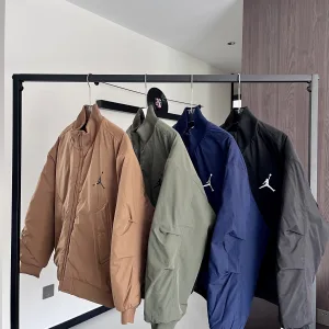 AAA Jordan Outerwear Green Clean Lines Suitable For All Body Types Autumn Winter And