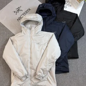 AAA Archaeopteryx Jacket Red Cotton Down Nylon Fleece Adjustable Drawstring Spring Autumn Winter Late Early Slim Fit