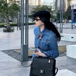 Luxury Chanel Backpack Red