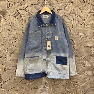 Luxury Reps Carhartt Outerwear Red Denim Retro Patch