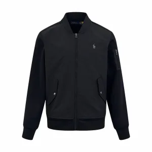 AAA Reps Ralph Lauren Cotton-Padded Jacket Red Cotton Fleece Woven Fabric Relaxed Fit Sophistication Embroidery