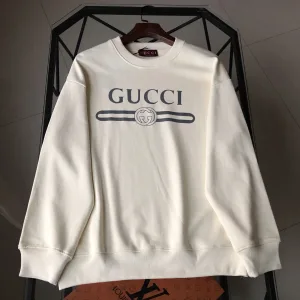 Super Clone Designer Gucci Short-Sleeved Shirts Black Cotton Pure Winter Embroidery 3D