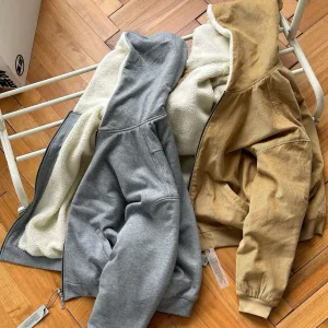 AAA Luxury Fear Of God Coat Khaki Cotton Pure Sheepskin Corduroy