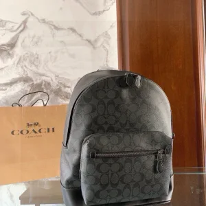 AAA Luxury Coach Backpack Black Simple And Elegant