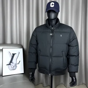 Reps Ralph Lauren Outerwear Red Duck Down Nylon Embroidery