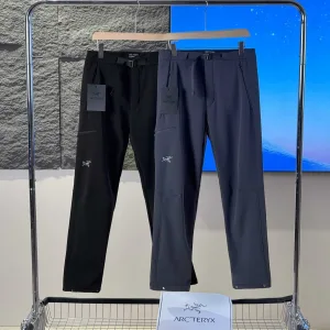 High Quality Archaeopteryx Casual Trousers Red Fleece Suitable For All Body Types Simple Style Winter Side Pockets