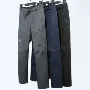 Luxury Archaeopteryx Long Pants Red Fleece Soft Mesh Autumn Slim Fit