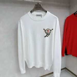 Luxury High Quality Monk Sweater Red Urban Style