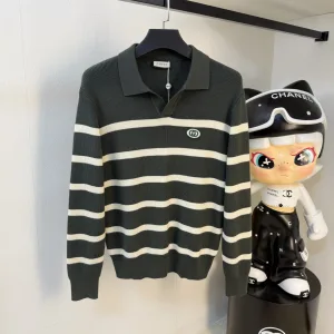 Luxury Super Clone Gucci Sweater Ash Wool Blend Jacquard Autumn Winter