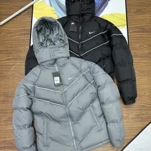 Reps Luxury Nike Outerwear Black Cotton Xinjiang Down Fleece Autumn Winter And