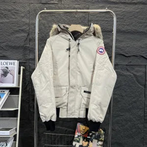 Reps AAA Canada Goose Jacket Red Cotton Pure Duck Down Polyester Coated Fabric Embroidery