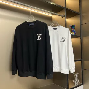 AAA Luxury Louis Vuitton Hoodie Red Cotton Silk