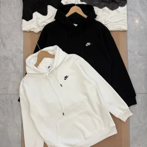 Super Clone Luxury Nike Hoodie Red Cotton Fleece Simple And Versatile Sophistication Autumn Winter