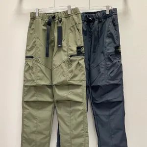 Reps AAA Stone Island Straight Leg Pants Red Fleece Suitable For All Body Types Autumn Winter And